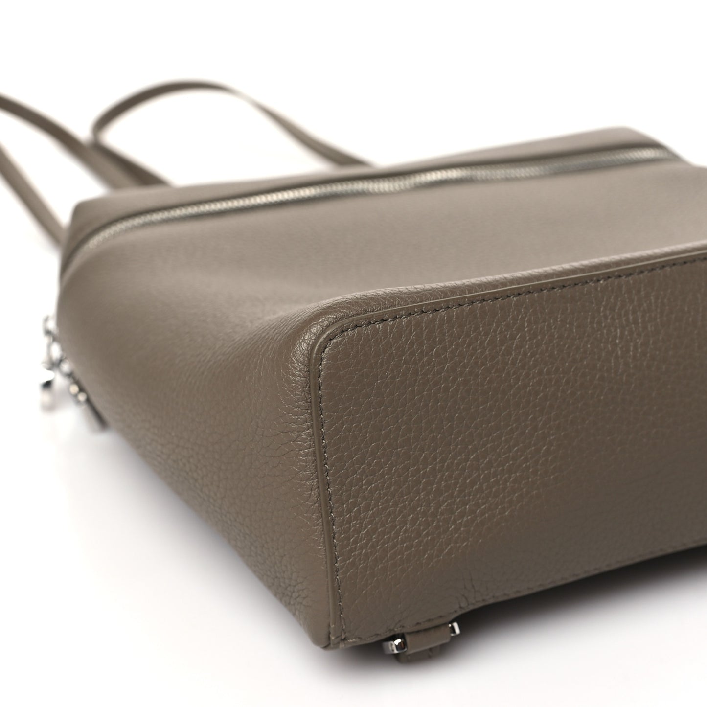 Grained Calfskin Extra Pocket L23.5 Backpack Warm Mastic