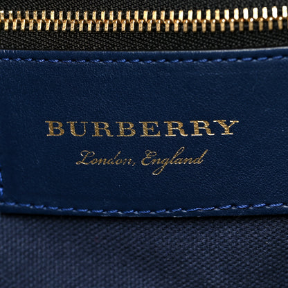 Burberry House Check Small Canterbury Tote Navy 5 of 9