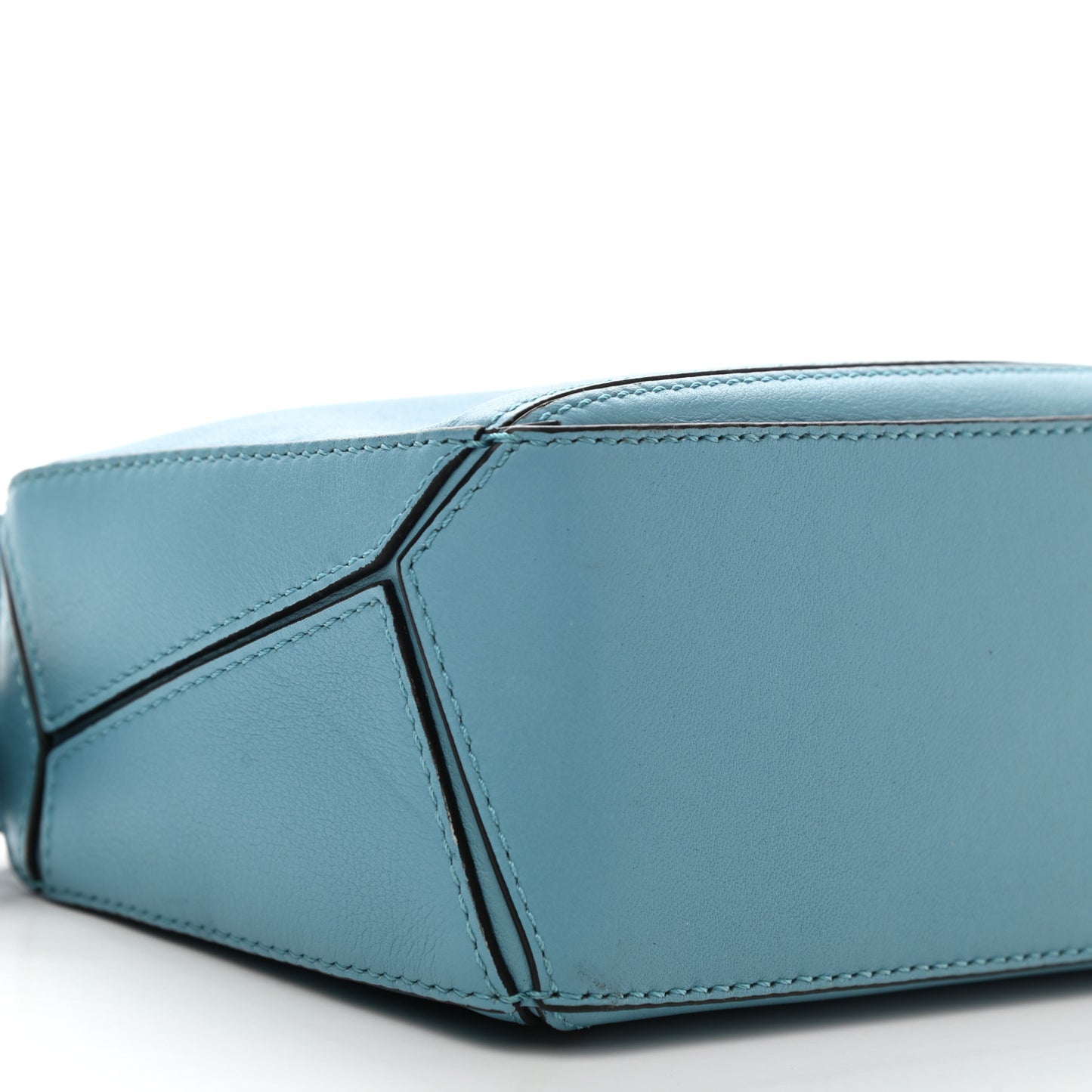 Calfskin Mini Puzzle Bag Blue