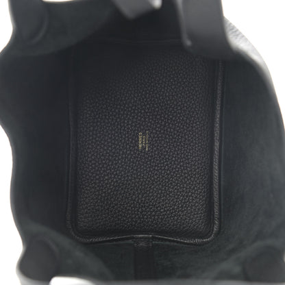 Hermes Taurillon Clemence Picotin Lock 18 PM Black 5 of 11