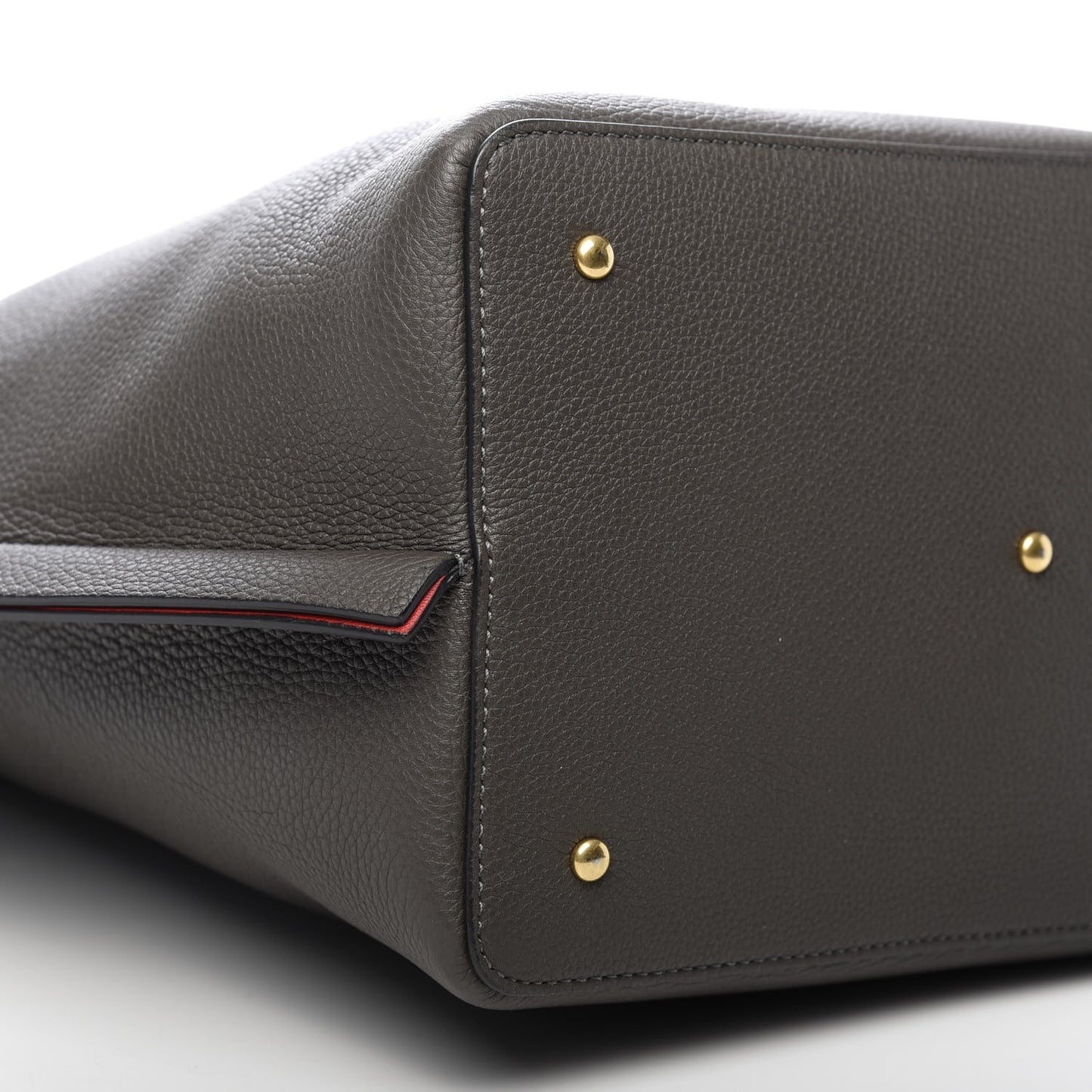 Grainy Calfskin Escape Hobo Bag Graphite