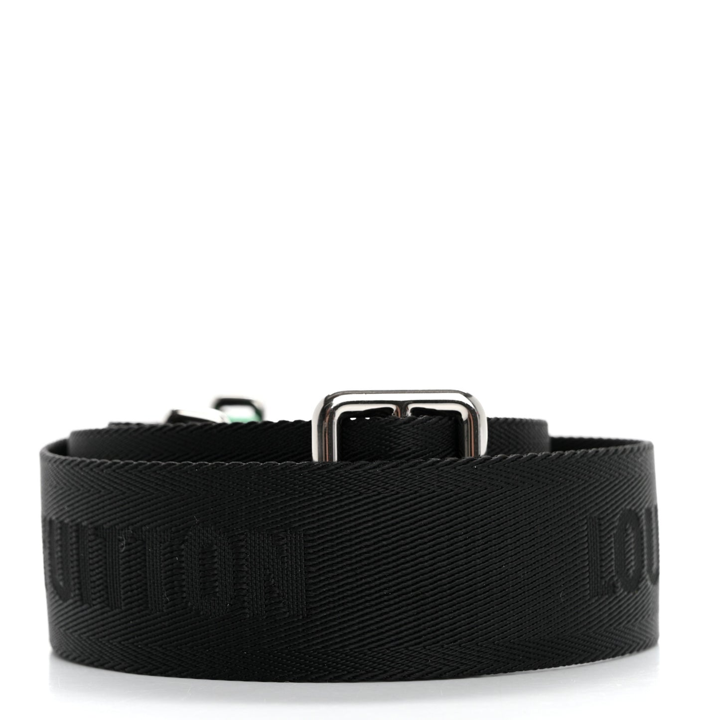 Nylon Alpha Messenger Strap Black Cactus Green