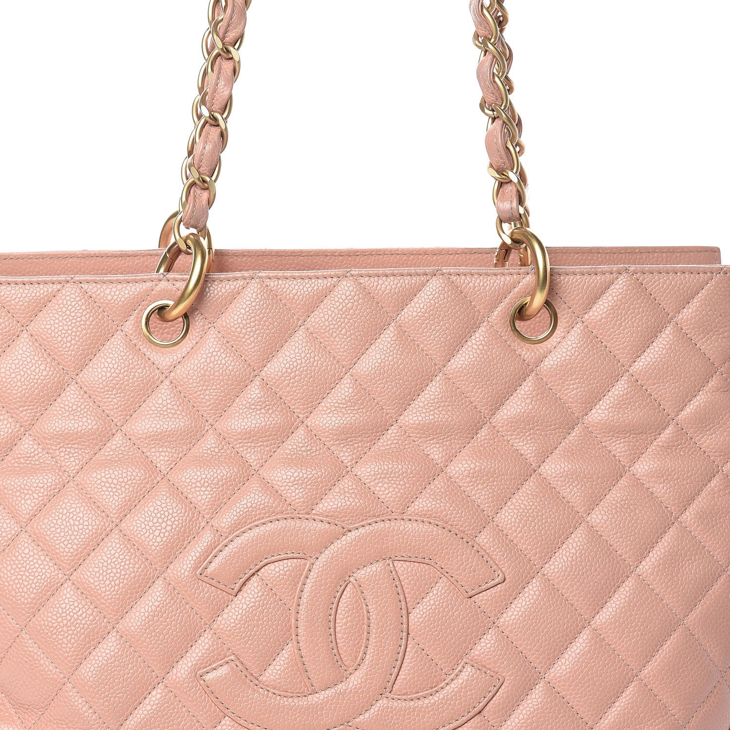 Chanel Caviar Quilted Grand Timeless Tote GTT Pink 27 of 27
