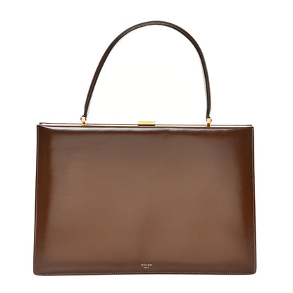 Celine Patina Box Calfskin Medium Clasp Bag Camel 1 of 11