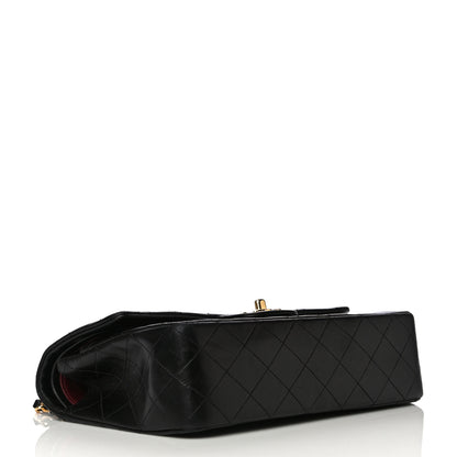 Chanel Lambskin Quilted Medium Double Flap Black 4 of 21