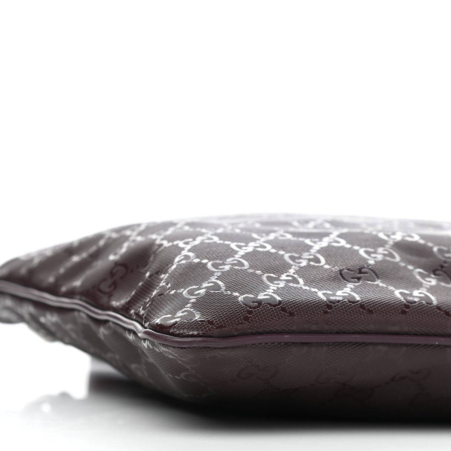 Gucci Imprime Monogram Small Flat Messenger Bag Bordeaux 9 of 11