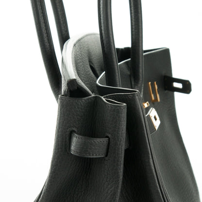 Hermes Taurillon Clemence Birkin 35 Black 11 of 24