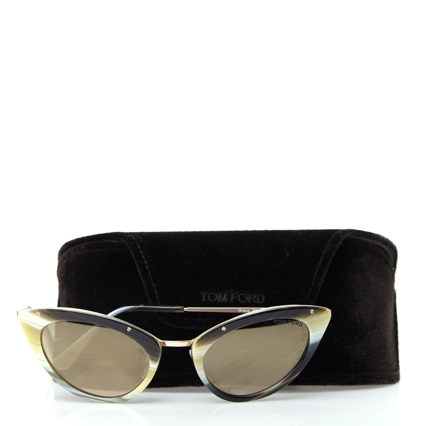 Grace Cat Eye Sunglasses TF349 Green