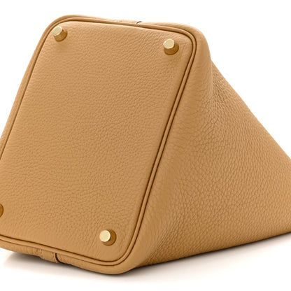 Hermes Taurillon Clemence Picotin Lock 18 PM Biscuit 10 of 11