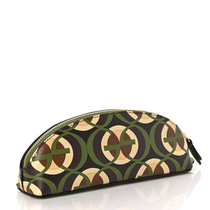 Gucci Calfskin GG Cascade Pencil Case Green Black 3 of 10