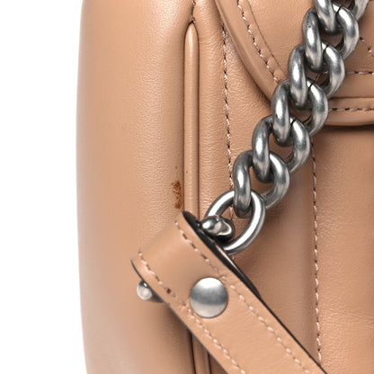 Gucci Calfskin Matelasse Aria Mini GG Marmont Shoulder Bag Camelia 11 of 12