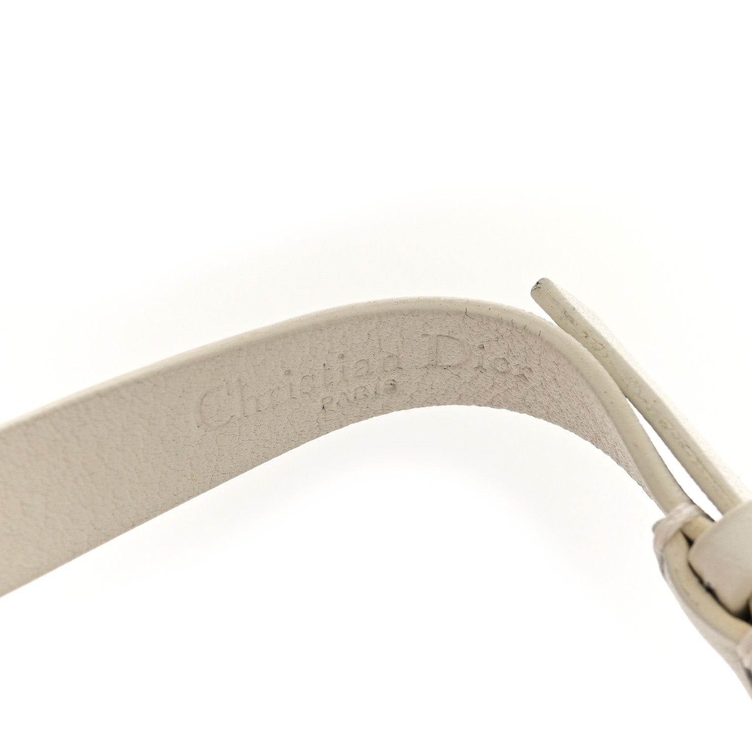 Christian Dior Calfskin J'adior Double Bracelet White Turquoise 4 of 4