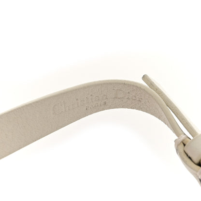 Christian Dior Calfskin J'adior Double Bracelet White Turquoise 4 of 4