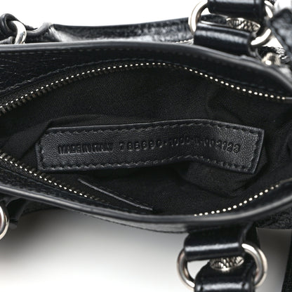 Balenciaga Agneau Arena Neo Cagole Mini Handbag Black 7 of 9