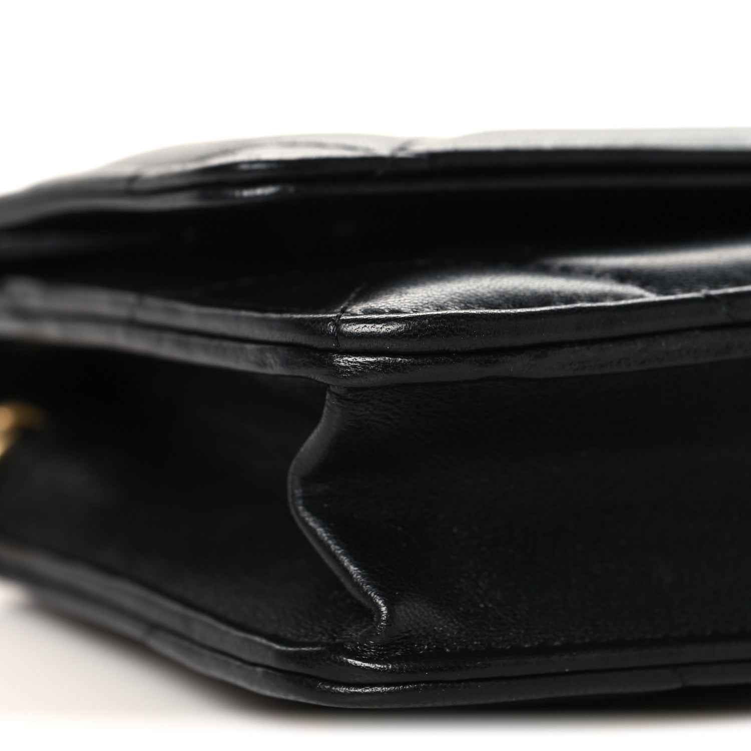Chanel Lambskin Quilted Chanel 19 Wallet On Chain WOC Black 10 of 13