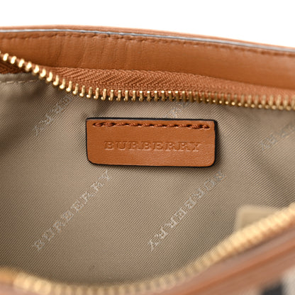 Burberry Haymarket Check Clara Pochette Brown 6 of 15