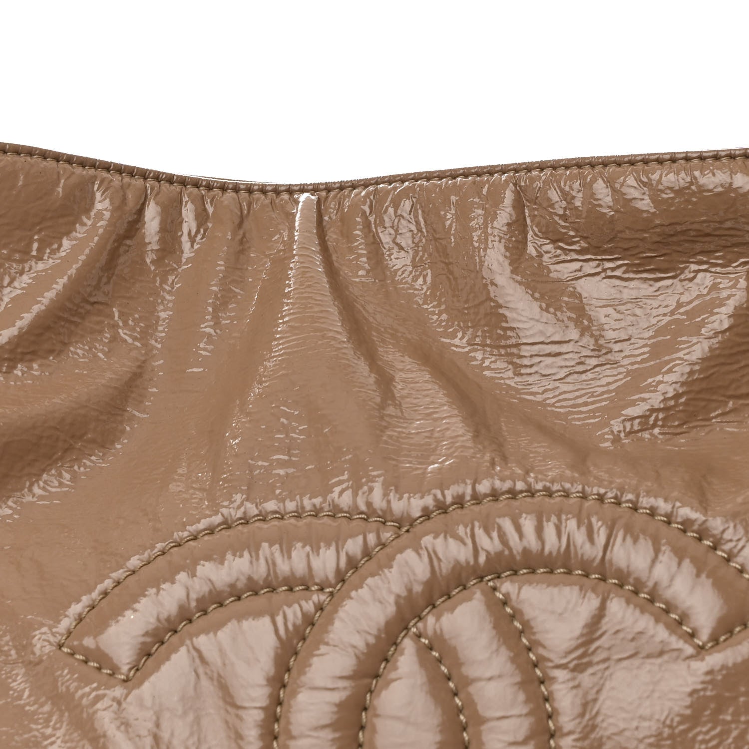 Chanel Vinyl Rodeo Tote Beige 8 of 11