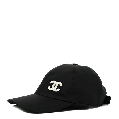 Chanel Cotton CC Cap Hat Black 1 of 10