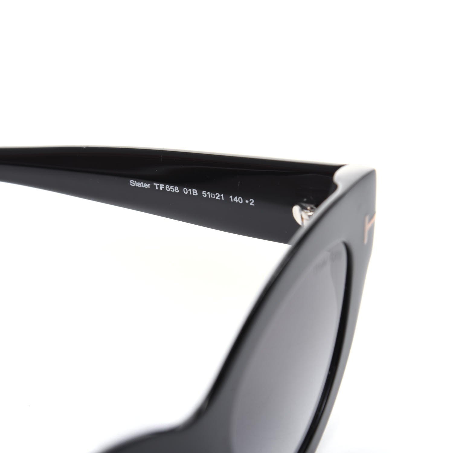 Tom Ford Slater Cat Eye Sunglasses TF658 Black 5 of 8