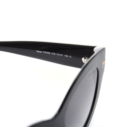 Tom Ford Slater Cat Eye Sunglasses TF658 Black 5 of 8