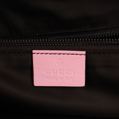 Gucci GG Supreme Monogram Zoo Birds Messenger Print Diaper Bag Pink 6 of 9