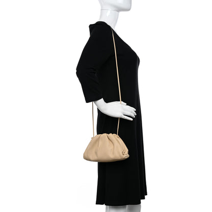 Bottega Veneta Butter Calfskin The Mini Pouch Porridge 2 of 10