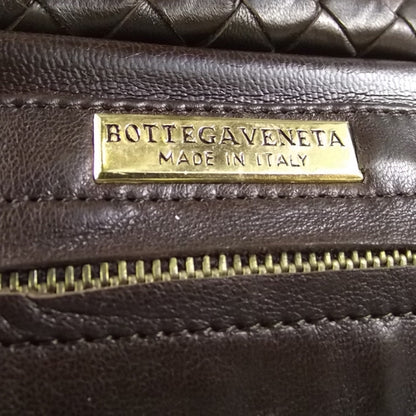 Bottega Veneta Vintage Nappa Woven Clutch Ebano 6 of 7