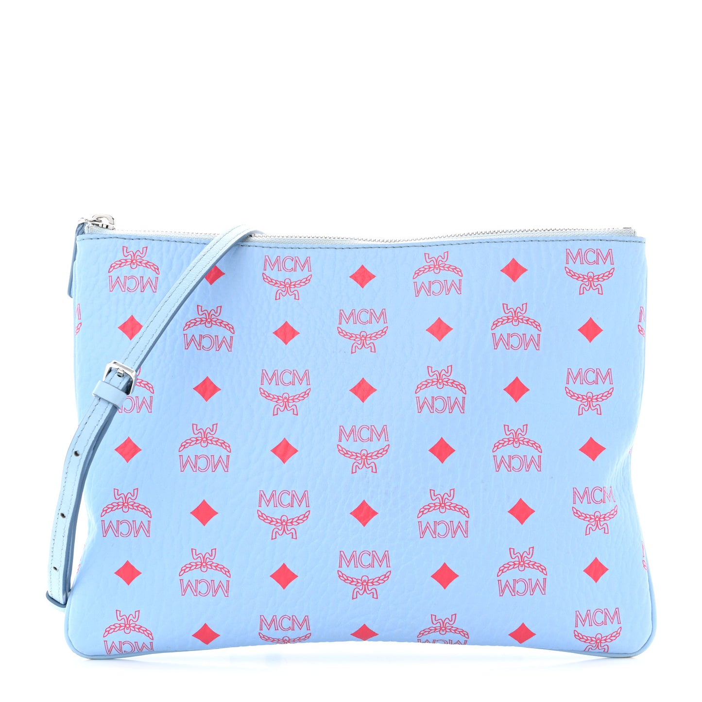 Visetos Original Medium Pouch Light Blue Red