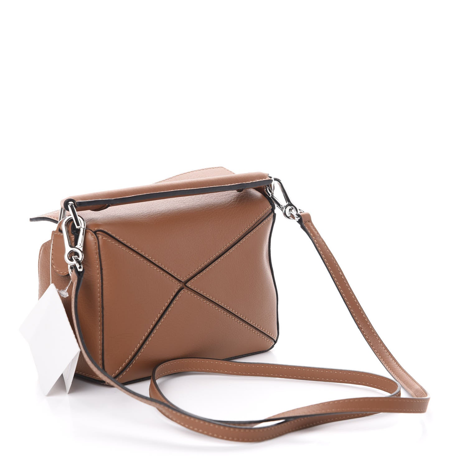 Loewe Calfskin Mini Puzzle Bag Tan 3 of 9