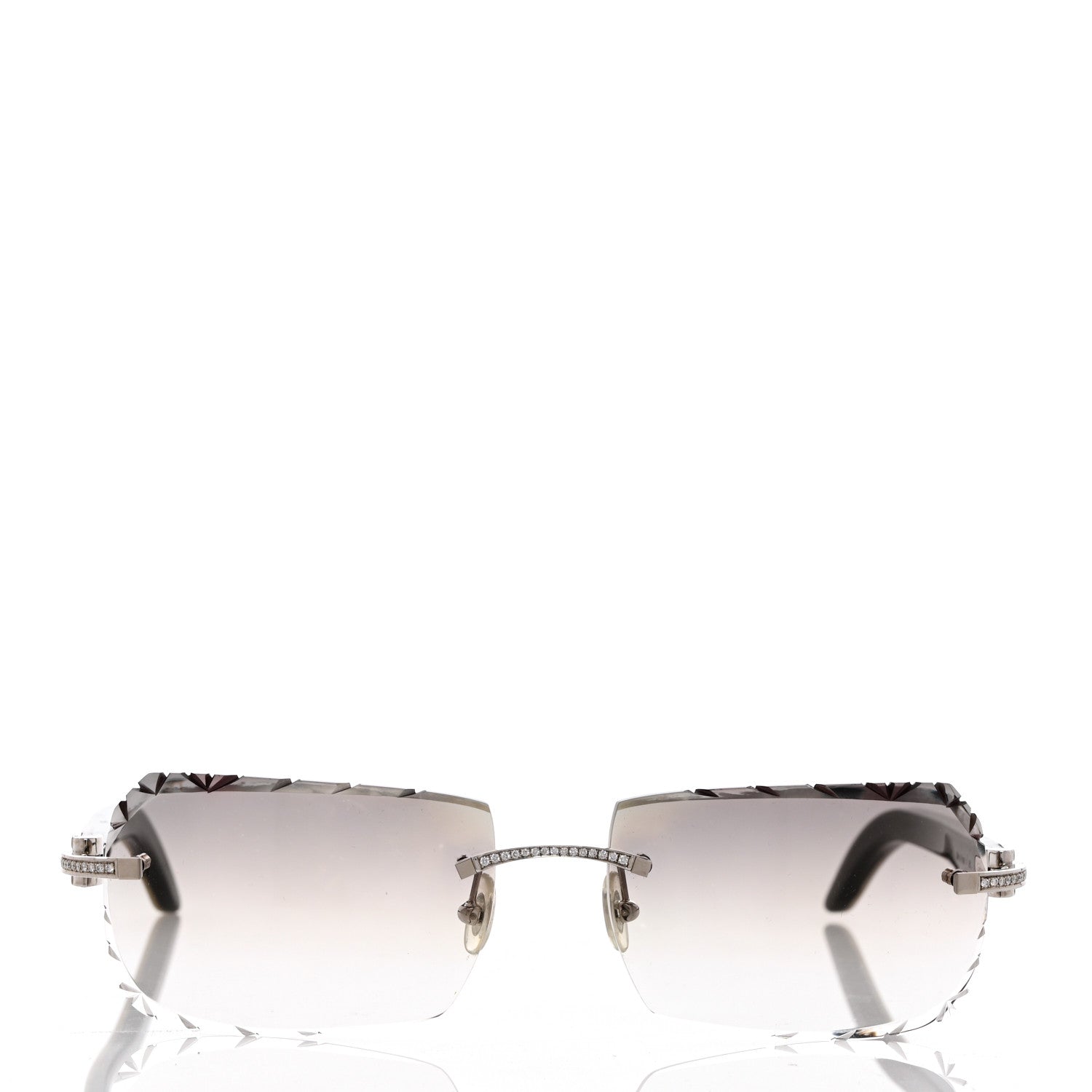 Cartier Metal Horn Square Sunglasses CT00460 Grey 2 of 7
