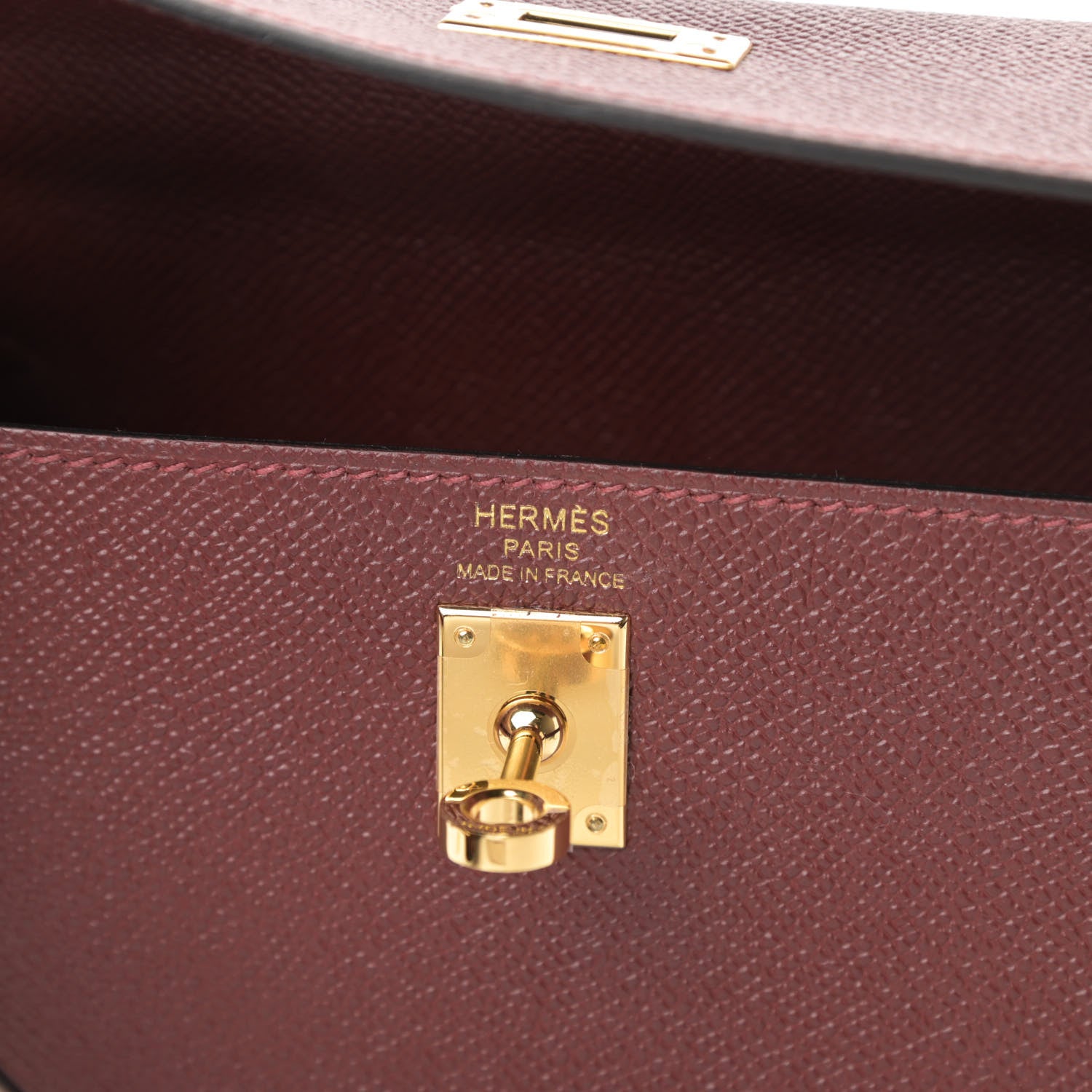 Hermes Epsom Kelly Sellier 25 Rouge H 6 of 11