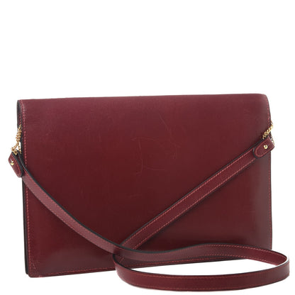 Hermes Box Lydie Clutch Rouge H 3 of 9