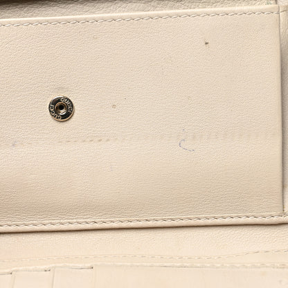 Gucci Guccissima Ladies Web Long Wallet Off White 17 of 18