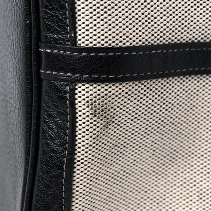 Hermes Toile Buffle Gala Garden Party Tote 49 GM Black 14 of 15