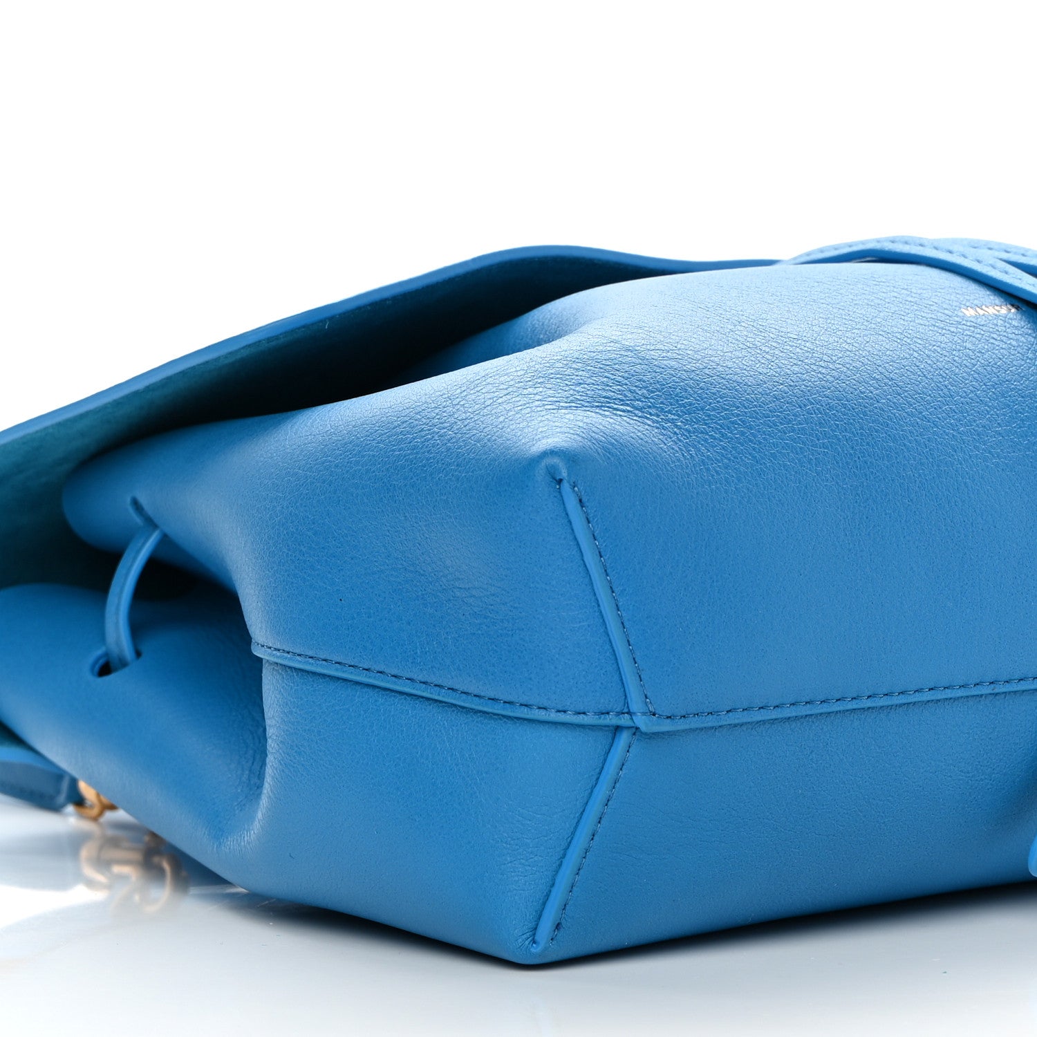 Mansur Gavriel Calfskin Mini Lady Bag Sea Blue 8 of 12