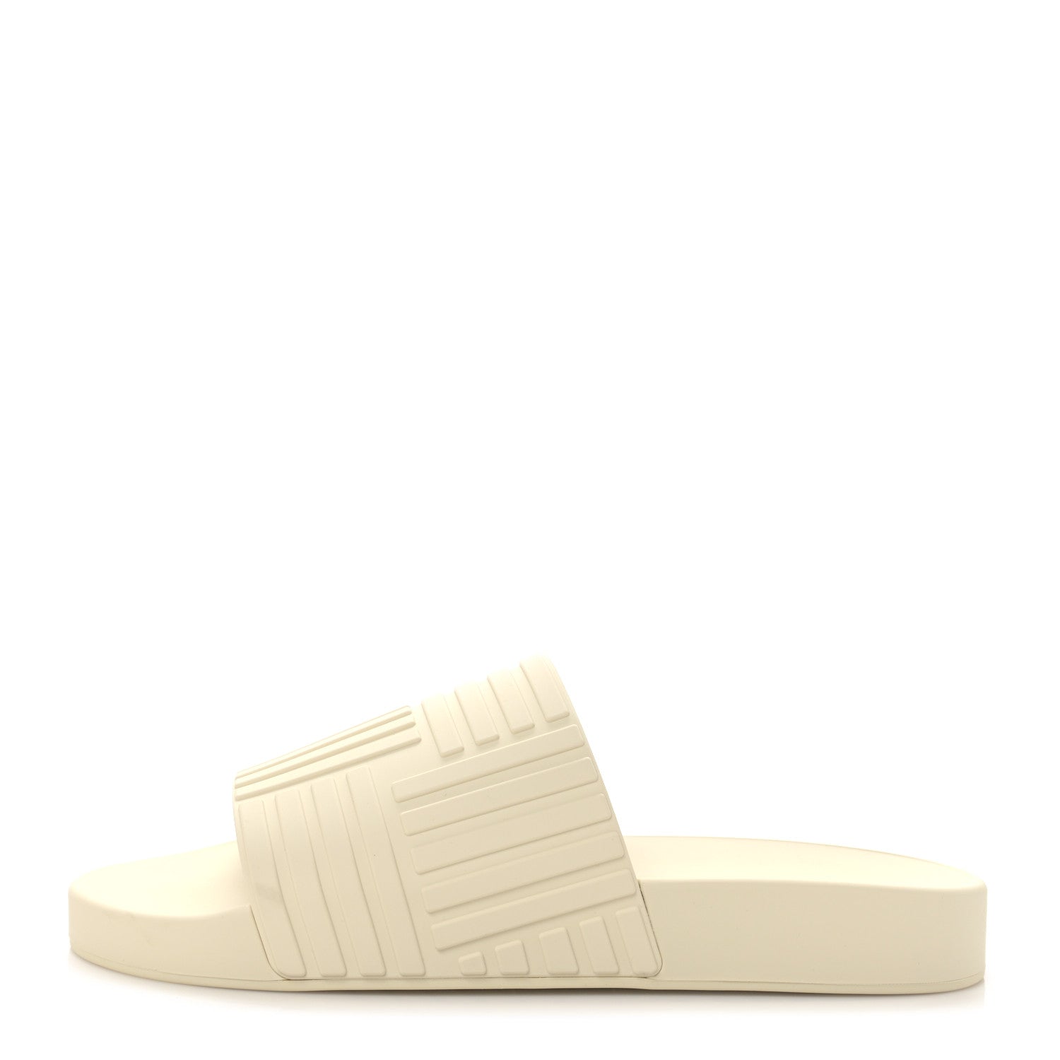 Bottega Veneta Rubber The Slider Sandals 38 Sea Salt 1 of 7