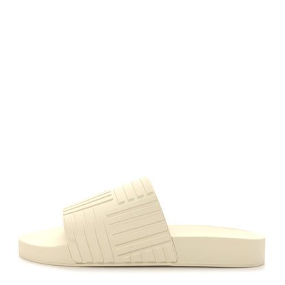 Bottega Veneta Rubber The Slider Sandals 38 Sea Salt 1 of 7