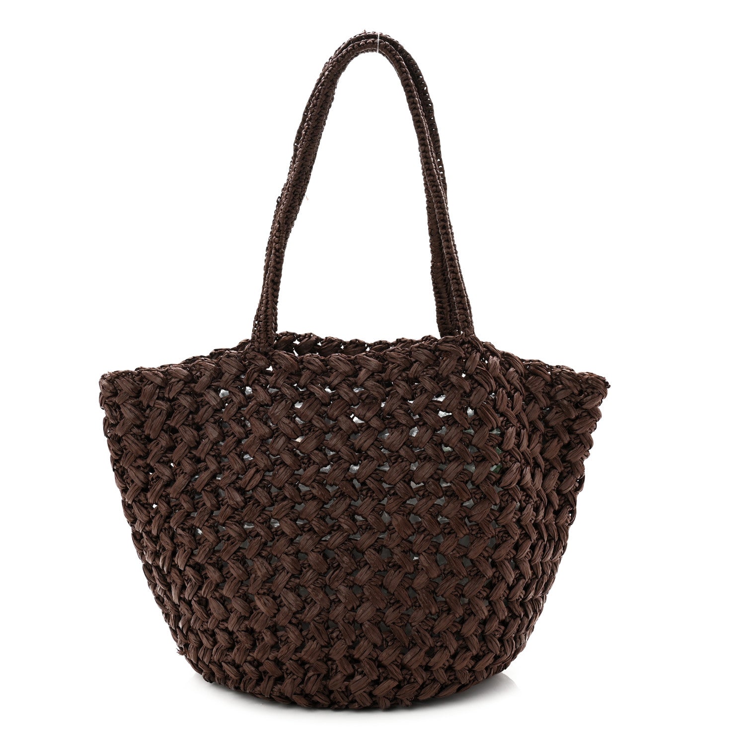 The Row Raffia Estelle Tote Bag Brown 1 of 9