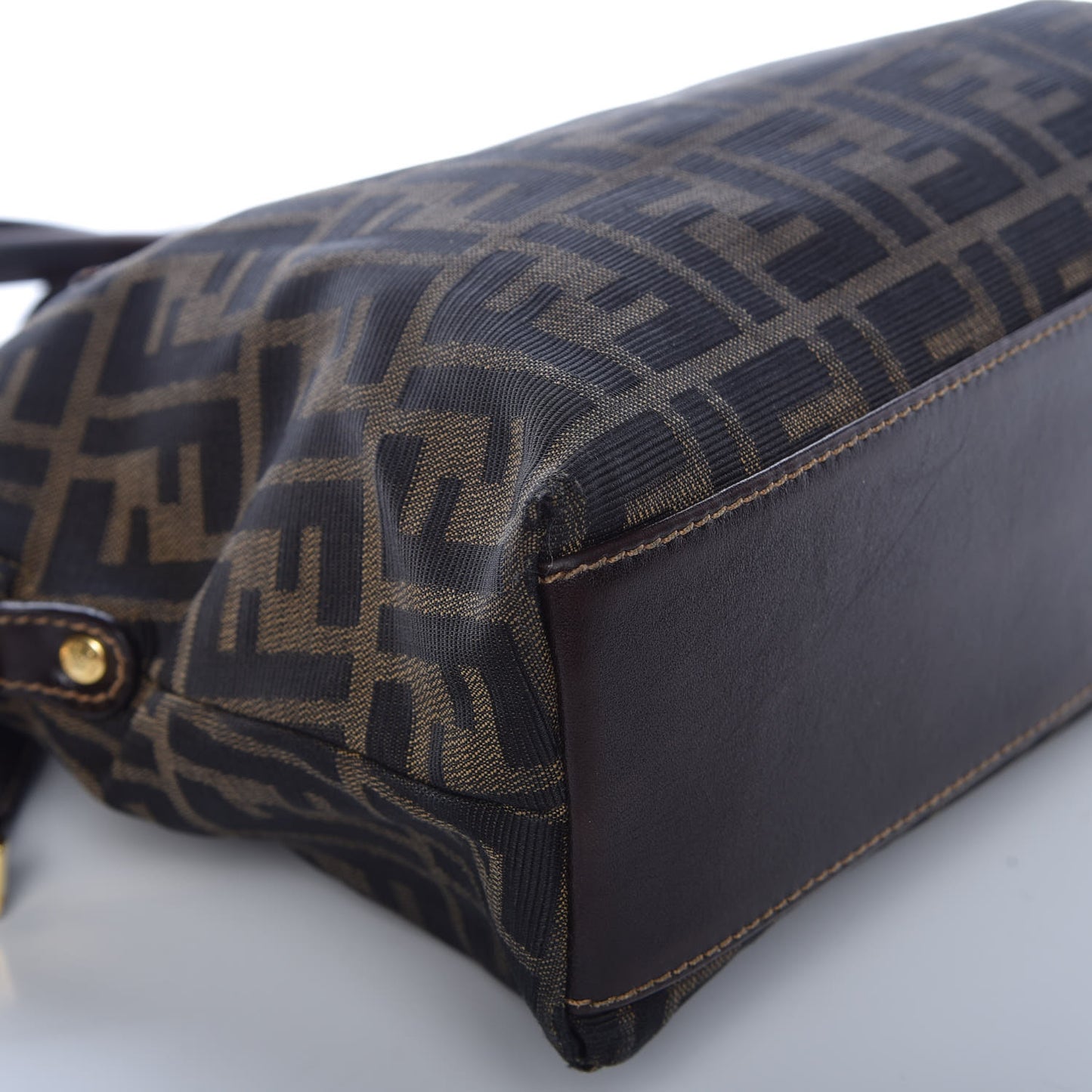 Zucca Top Handle Tote Tobacco