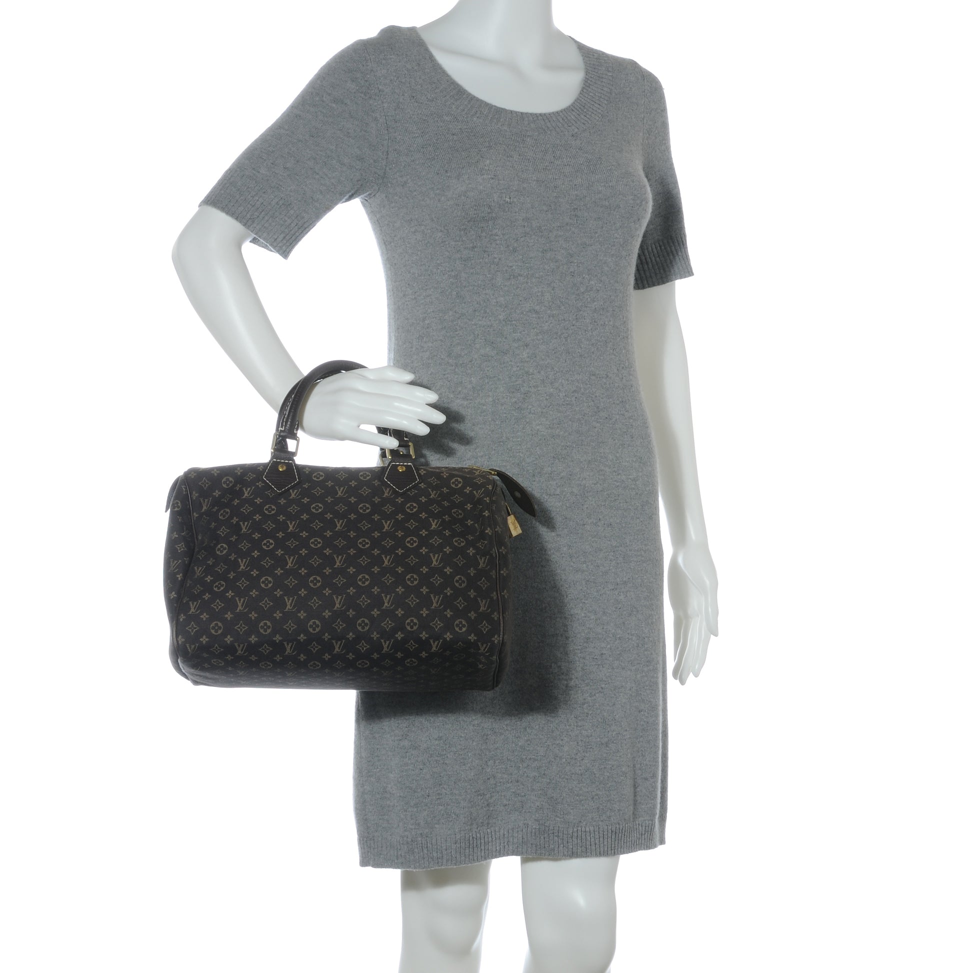 Louis Vuitton Mini Lin Speedy 30 Ebene 2 of 7