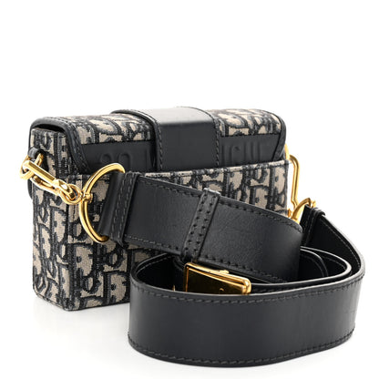 Christian Dior CHRISTIAN DIOR Oblique 30 Montaigne Box Bag Blue 3 of 11