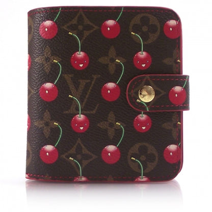 Louis Vuitton Monogram Cerises Compact Zippe Wallet 1 of 7