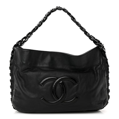 Chanel Calfskin Modern Chain Hobo Black 1 of 15