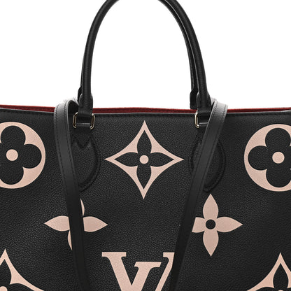 Louis Vuitton Empreinte Monogram Giant Onthego GM Black Beige 6 of 8