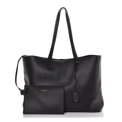 Saint Laurent Calfskin Large Shopping Tote Black 1 of 9