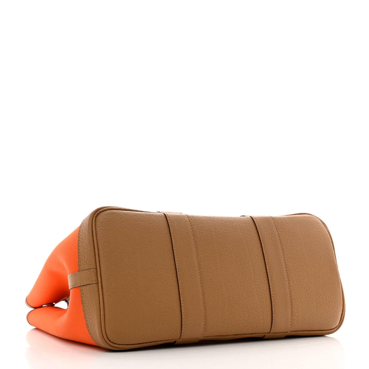 Hermes Toile Militaire Vache Country Garden Party 30 TPM Orange Chai 4 of 11