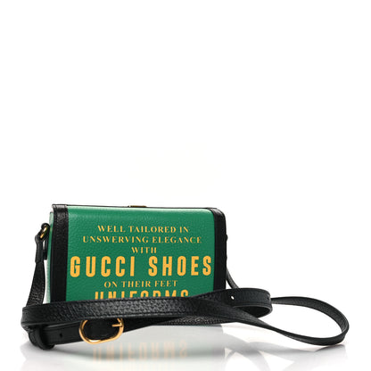 Gucci Grained Calfskin Gucci 100 Mini Bag Green 3 of 9