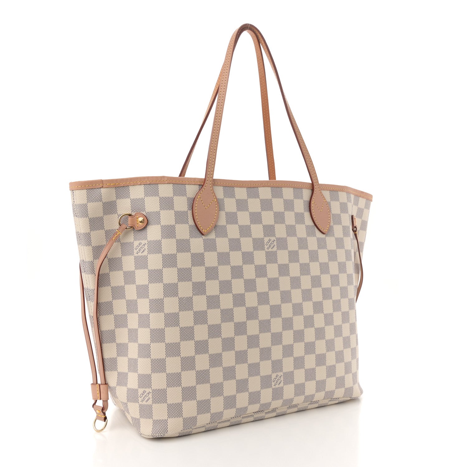 Louis Vuitton Damier Azur Neo Neverfull MM Rose Ballerine 4 of 13