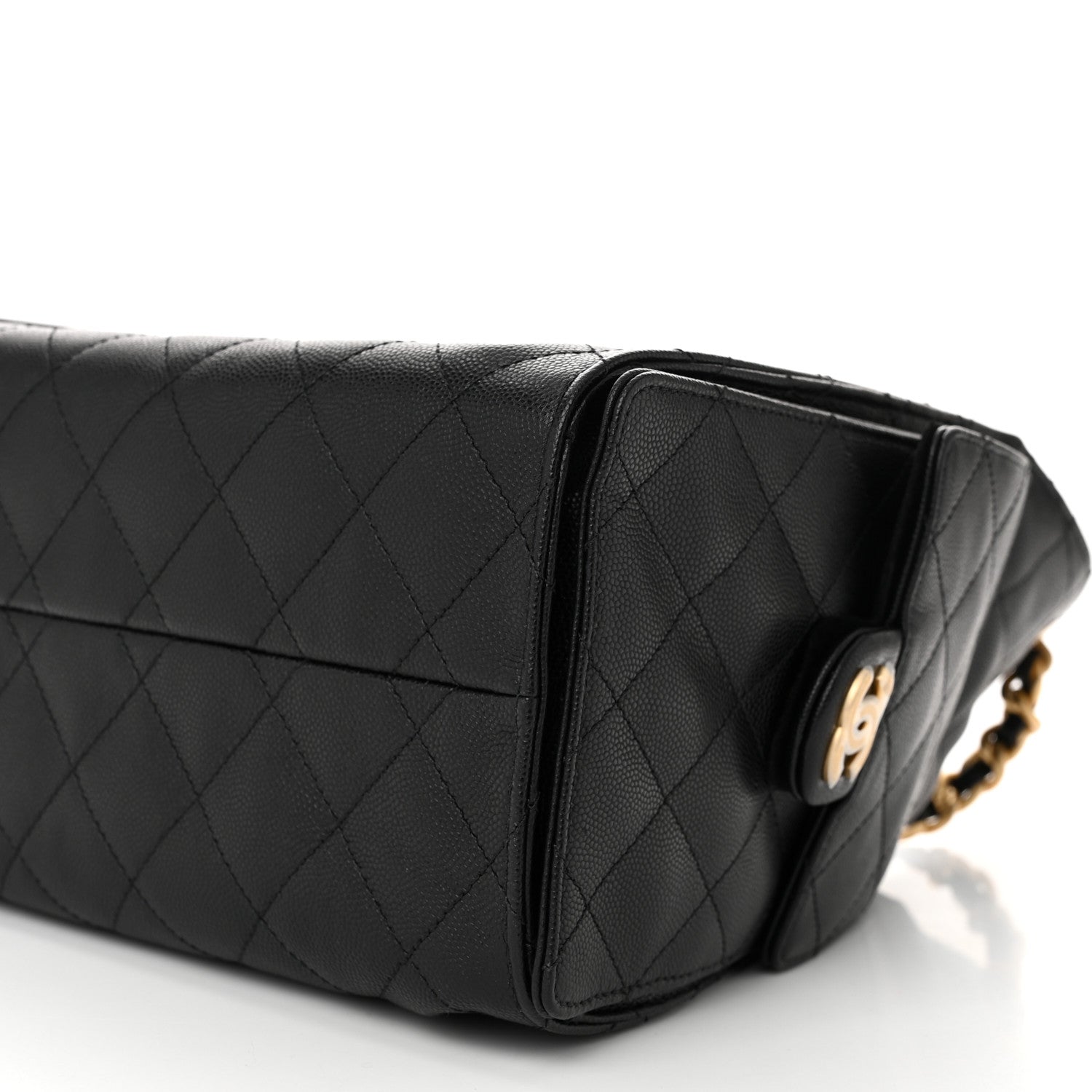 Chanel Caviar Quilted Small Chanel 25 Handbag Black 10 of 11