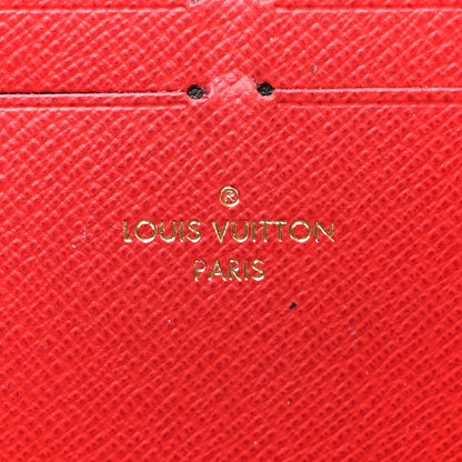 Louis Vuitton Damier Ebene Clemence Wallet Cherry 8 of 13